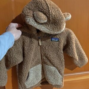 Patagonia Fuzzy Brown Bear Jacket